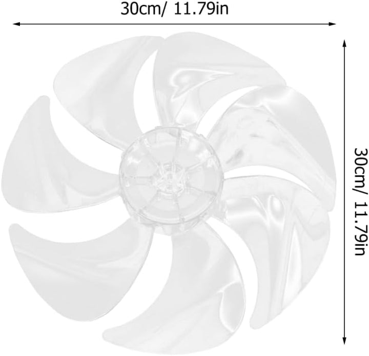 Cabilock Ersatz Ventilatorflügel aus Kunststoff, Lüfterblatt für Tischventilator und Standventilator