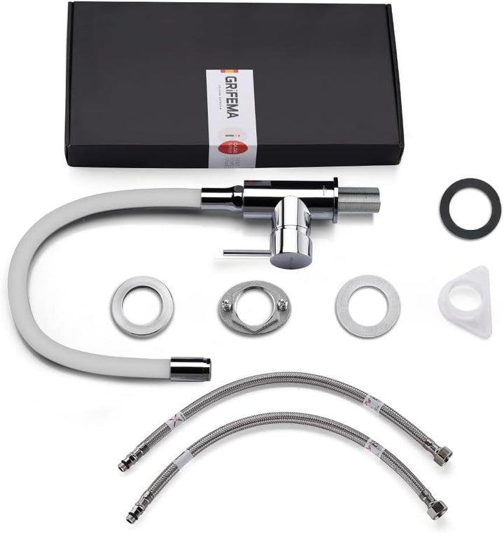 GRIFEMA GRIFERÍA DE COCINA-G4002-3 | Küchenarmatur - Wasserhahn Küche mit Flexibler Auslauf, Hoher A