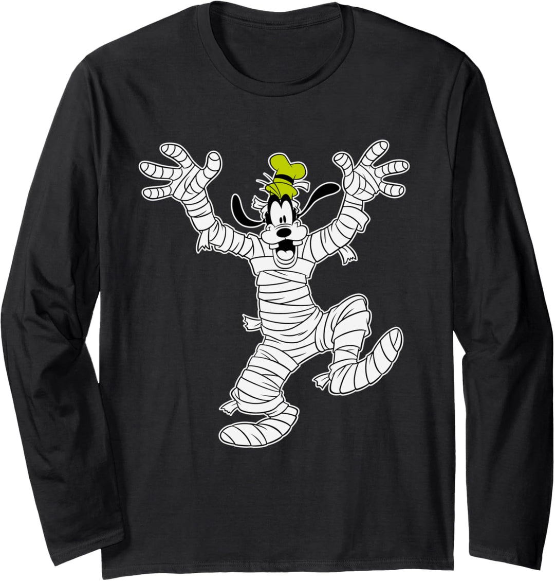 Disney Goofy in Mummy Costume Halloween Langarmshirt