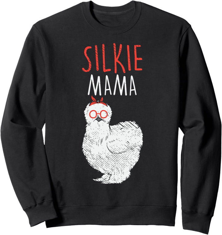 Silkie Mama Seidenhuhn Huhn Hühner Geschenk Sweatshirt