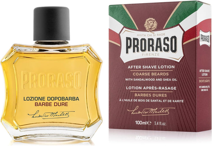 Proraso Wood and Spice After Shave Balsam, 100 ml & After Shave Lotion Nourishing, 100 ml Bundle mit