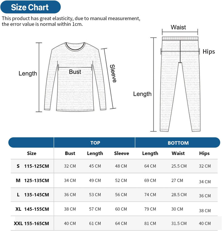 Thermounterwäsche Kinder, Funktionsunterwäsche Junge Skiunterwäsche Mädchen mit Fleece Winter atmung