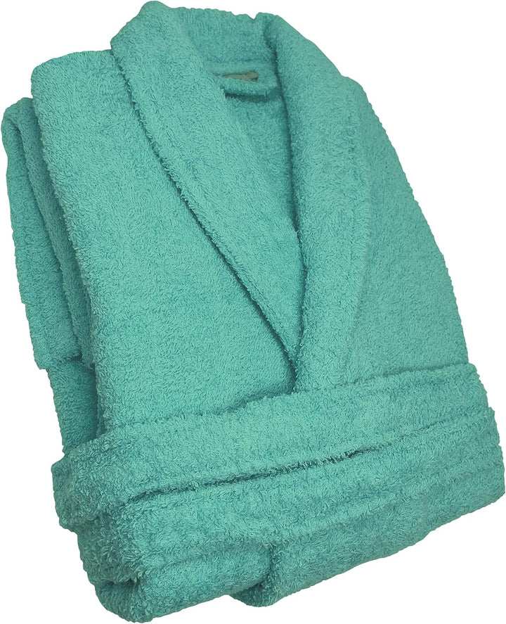 LEBENGOOD Bademantel für Damen, Herren, Unisex, Frottee 100% Baumwolle 400 gr, Flauschig, Kuschelig,