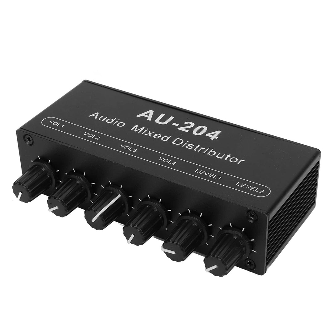 Kleiner Mini-Stereo-Audio-Vorverstärker, 2 Eingänge und 4 Ausgänge, 3,5 Mm, Einzeln Gesteuert, Kopfh