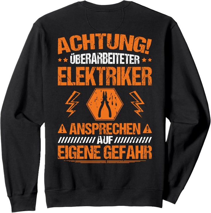 Überarbeiteter Elektriker Sweatshirt