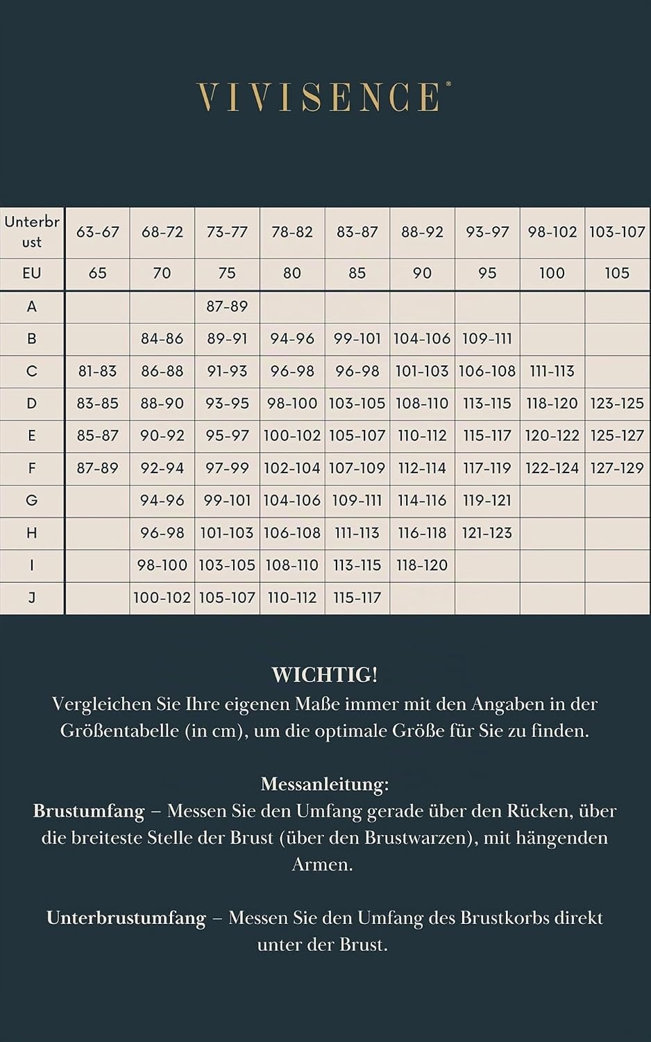 VIVISENCE Schalen BH Mit Bügel Damen Halbversteift BH Grosse Grössen Klassische BH Grosse Brüste Sta