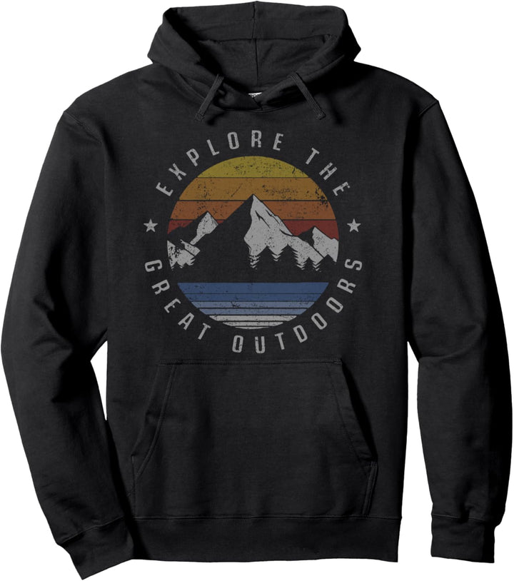Trendy Explore The Great Outdoors Pullover Hoodie