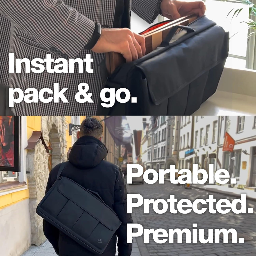 Tempest MagSplit™ Tragbares Schachbrett aus Holz in voller Grösse und Tempest All-in™ wetterfeste Sc