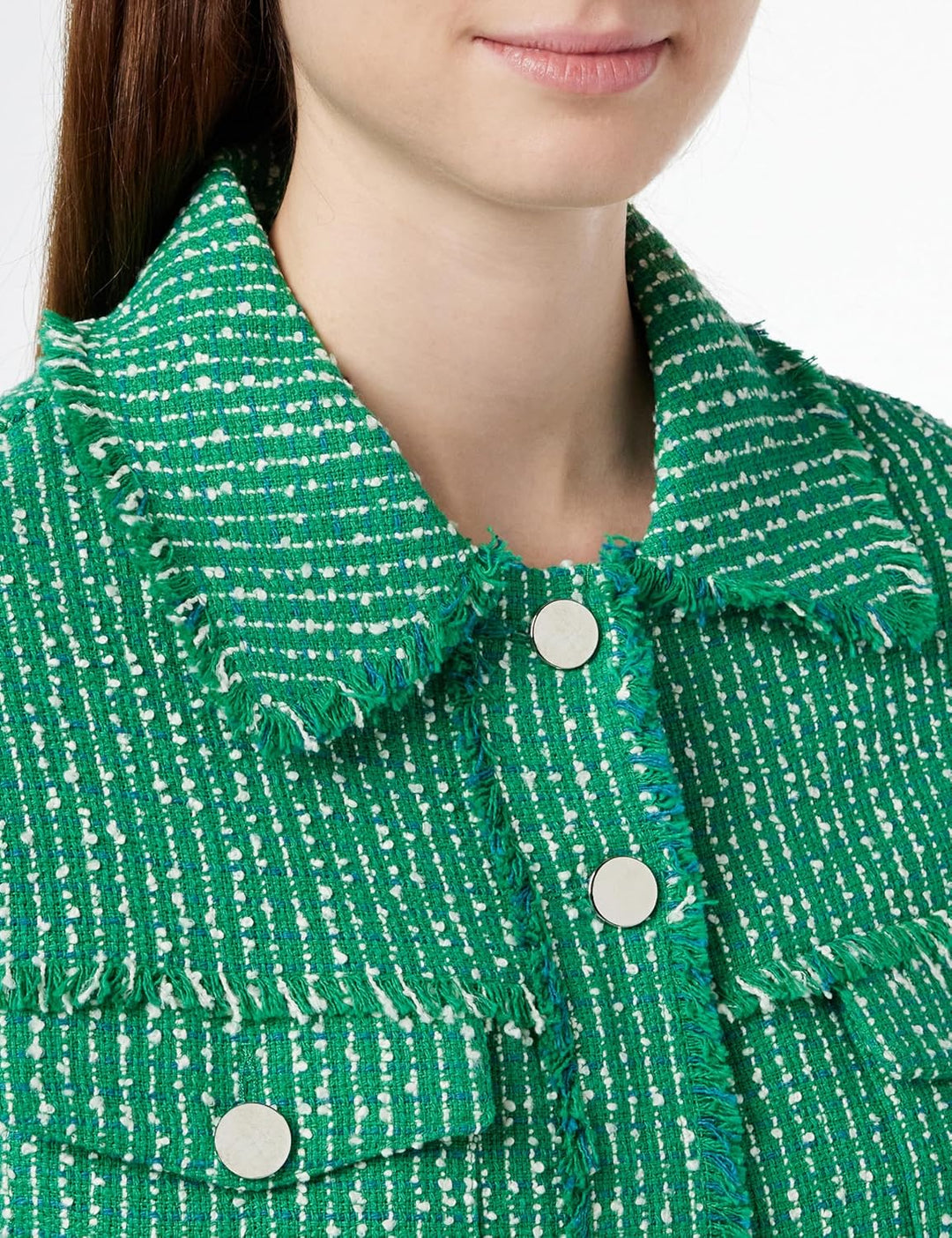 United Colors of Benetton Damen Jacke S Grün Melange 903, S Grün Melange 903