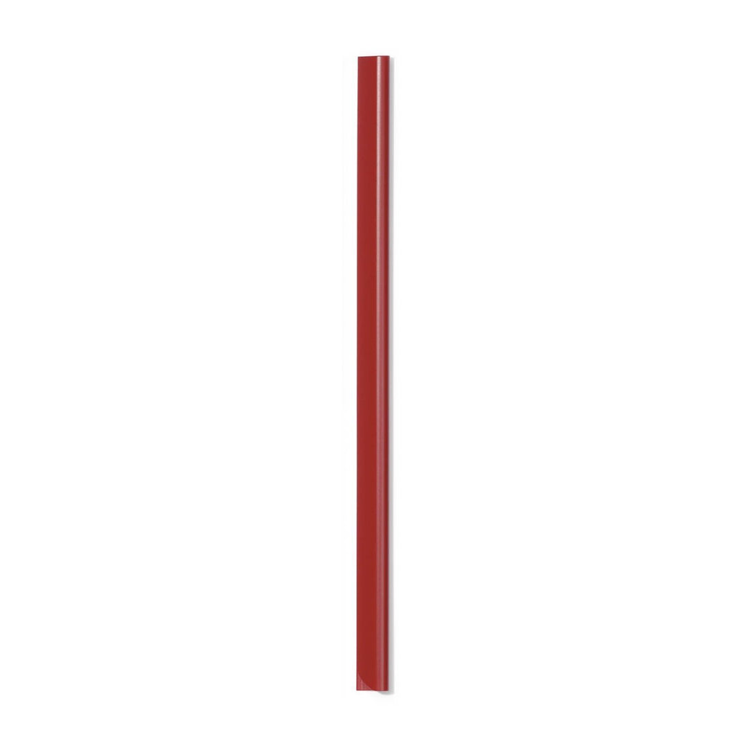 Durable Klemmschiene A4, für circa 60 Blatt, Packung à 100 Stück, rot, 290103, rot