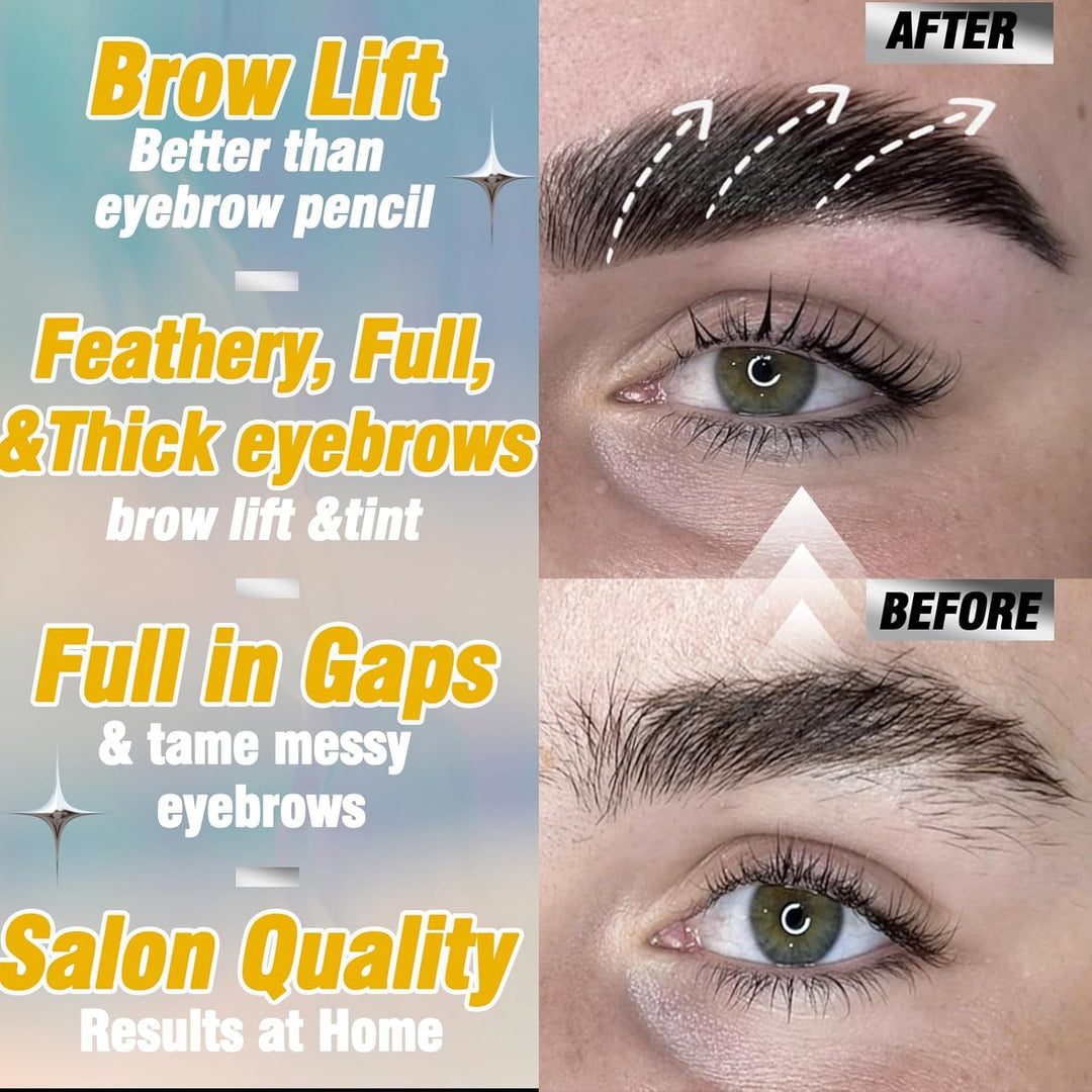 Augenbrauen Lifting Set, DIY Brow Lifting Set für Zuhause, Professionelles Brow Lamination Kit für D