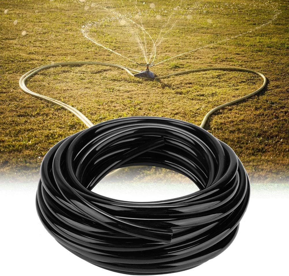 Atyhao 10M Bewässerungsschlauch 8/11mm Garten Tropf PVC-Rohr Bewässerung Bewässerungssysteme für Blu