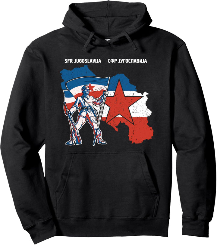 Jugoslavija Jugo Jebiga Tito Balkan SFRJ Jugoslawien Pullover Hoodie