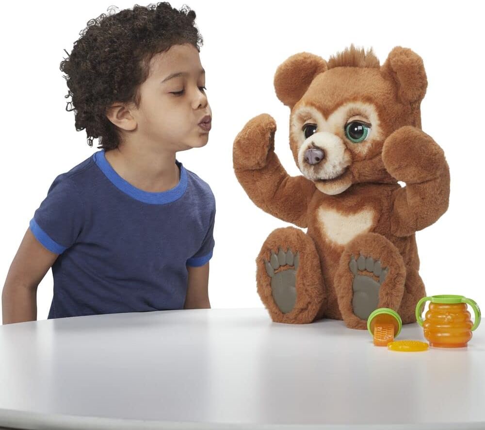 FurReal Cubby, Mein Knuddelbär, interaktives Plüschtier, ab 4 Jahren Braun