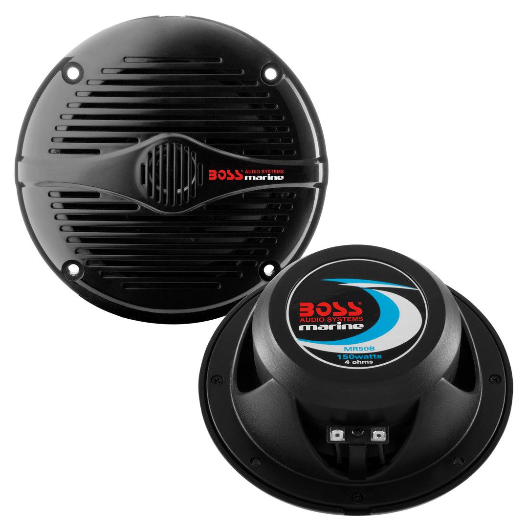 Boss Audio Systems 153-mr50b Lautsprecher 2 Wege, 133 mm, schwarz 5,25 schwarz 150W MR50B, 5,25 schw