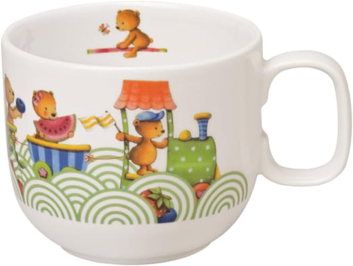 Villeroy & Boch Hungry as a Bear Kindergeschirr-Set mit Löffel 3-teilig – Kinderteller, Kindertasse
