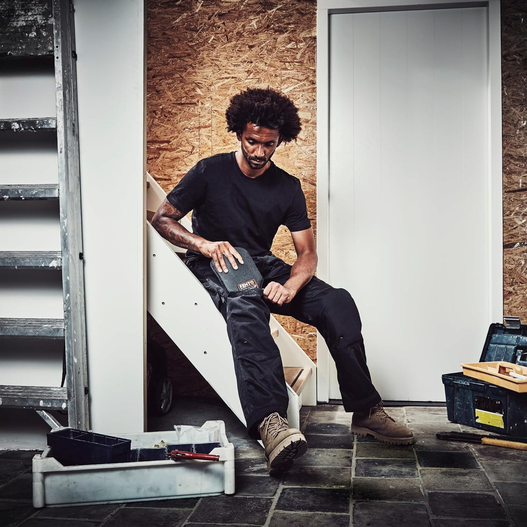 FENTO POCKET | Premium-Knieschoner für Profis wie Installateure, Elektriker und Landschaftsgärtner |