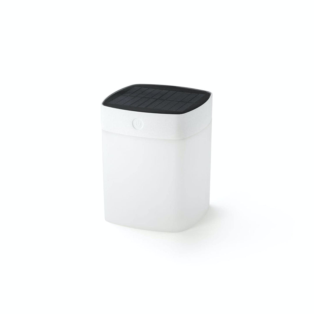 Assisi Solar Leuchte, Kunststoff, weiss, opales Acrylglas