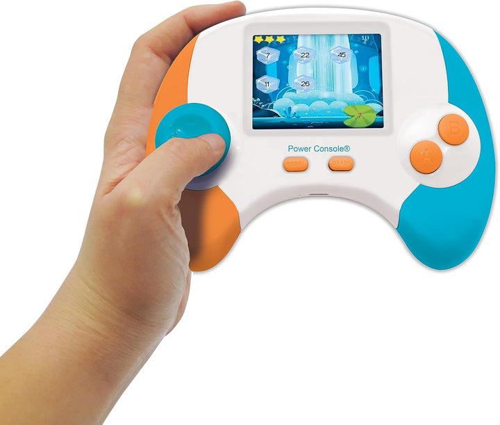 LEXIBOOK - Console éducative bilingue Français/anglais - Avec écran LCD 2,8 pouces - orange/bleu -JC