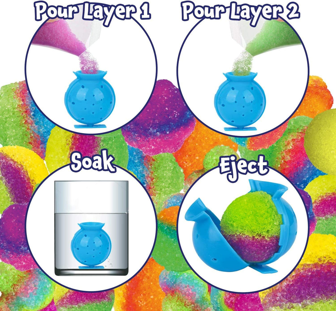 Bouncing Ball Set Bouncy Ball Spiel for Kids Flummi Gummiball Hüpfbälle Selber Machen Set Springball