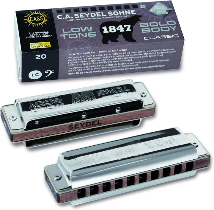 SEYDEL Blues Classic 1847 Mundharmonika Low F Niedriges F, Niedriges F