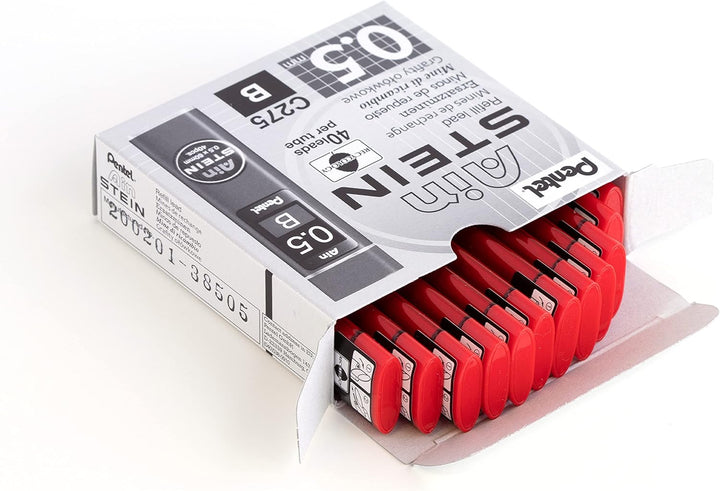Pentel C275-BO Ain Stein Feinmine, Strichstärke 0.5 mm, Härtegrad B, 40 Minen je Dose, B