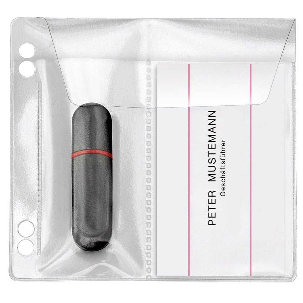 USB-Stick Hüllen transparent abheftbar 100 Stück Packung