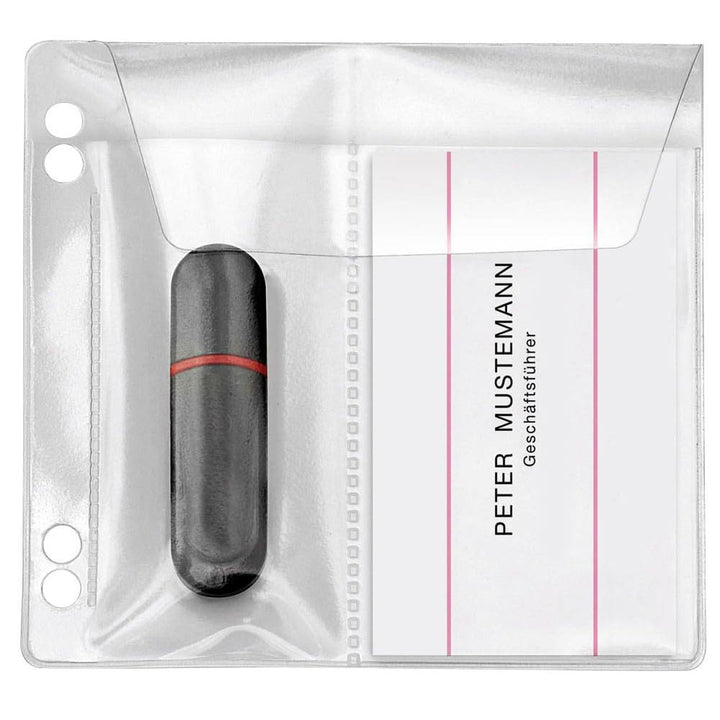 USB-Stick Hüllen transparent abheftbar 100 Stück Packung