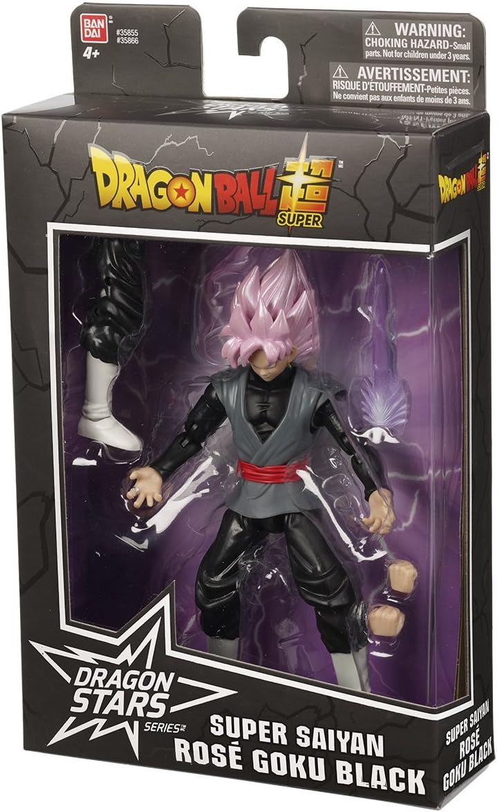 BANDAI – Dragon Ball Super – Dragon Star Figur 17 cm – Super Saiyan Rosé Goku Black – 35866, Super S