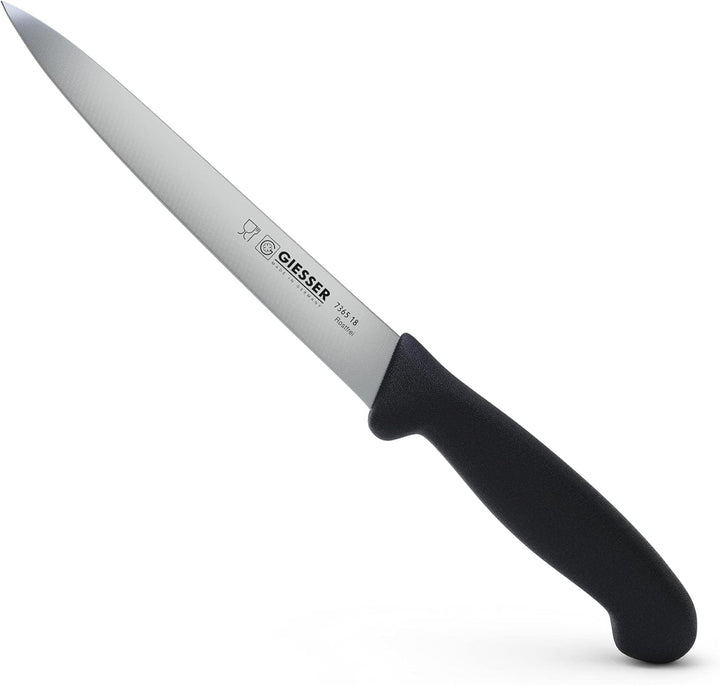 Giesser seit 1776 - Made in Germany - Filiermesser schwarz, Basic Black, Klinge 18 cm, rutschfest, F