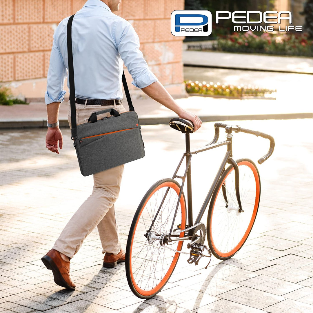 Pedea Laptoptasche Fashion Notebook-Tasche bis 17,3 Zoll (43,9 cm) Umhängetasche mit Schultergurt, g