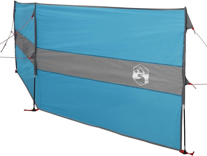 Gecheer Camping Windschutz Strand Windschutz Windschutz für Camping Blau 344x120 cm Wasserdicht 344