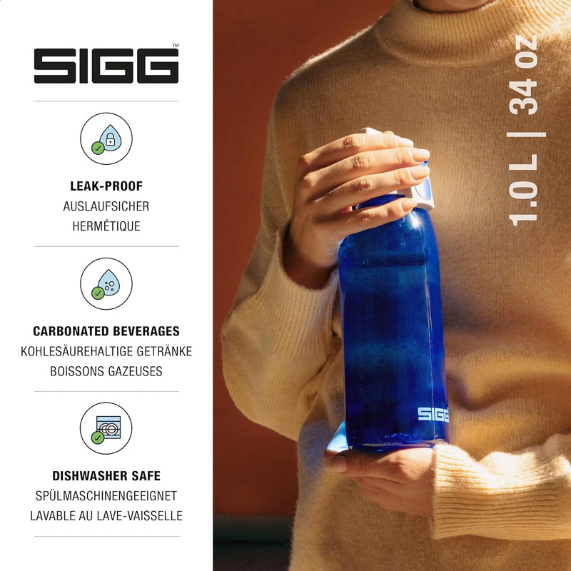 SIGG - Tritan Trinkflasche - Total Color ONE ONE - Für Kohlensäurehaltige Getränke Geeignet - Spülma