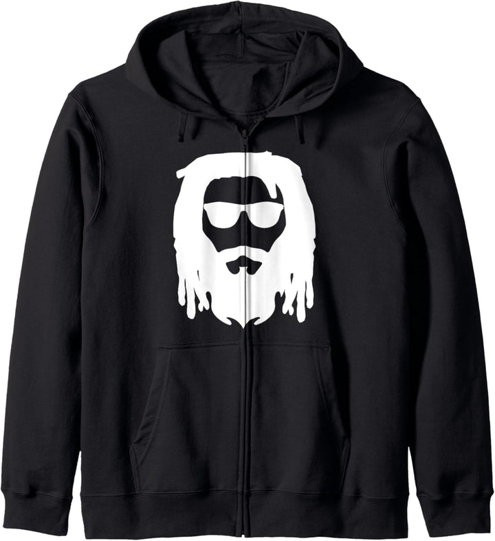 Jamaika Reggae Rasta Dreadlocks Bart Sonnenbrille Rastafari Kapuzenjacke
