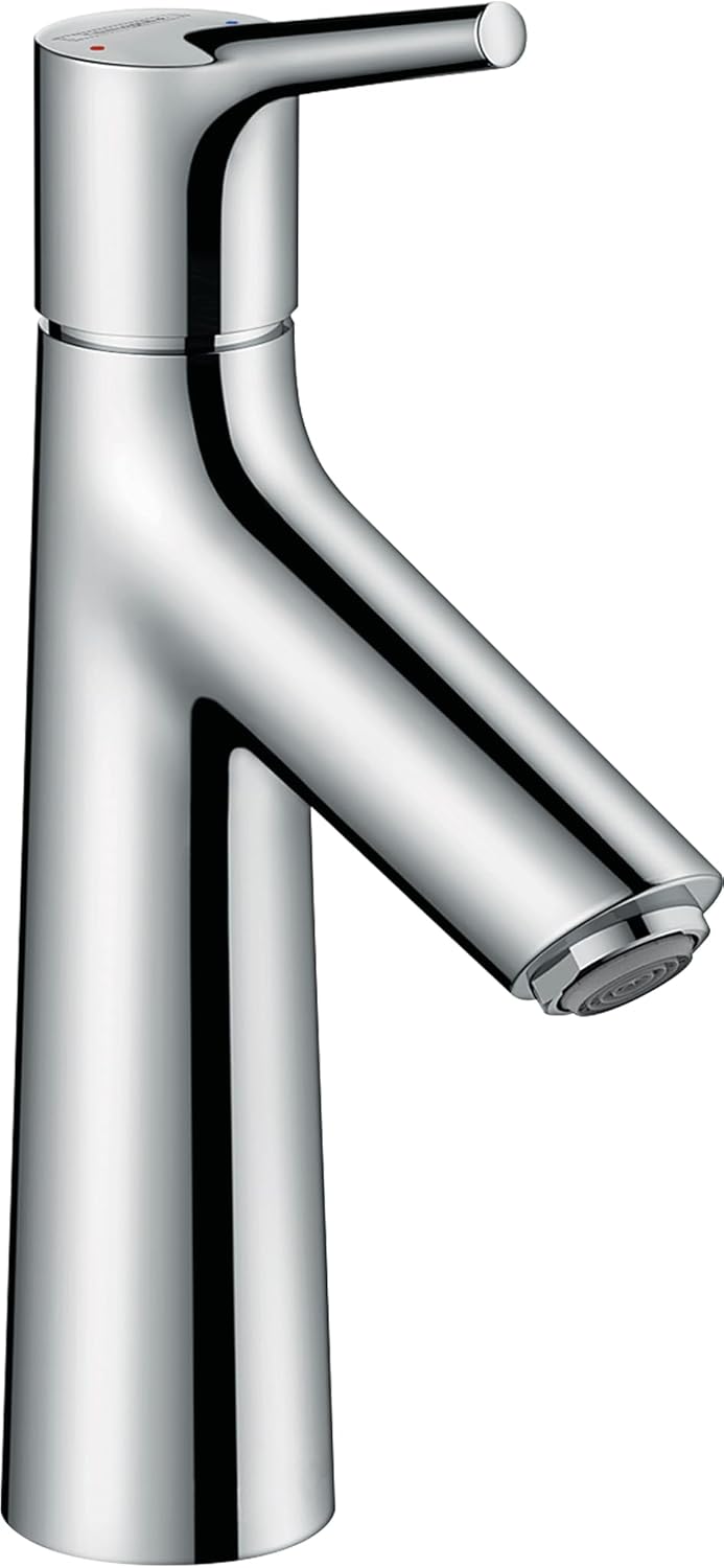 hansgrohe Wasserhahn Talis S (Armatur mit Auslauf Höhe 100mm, ohne Ablaufgarnitur) Chrom, Chrom