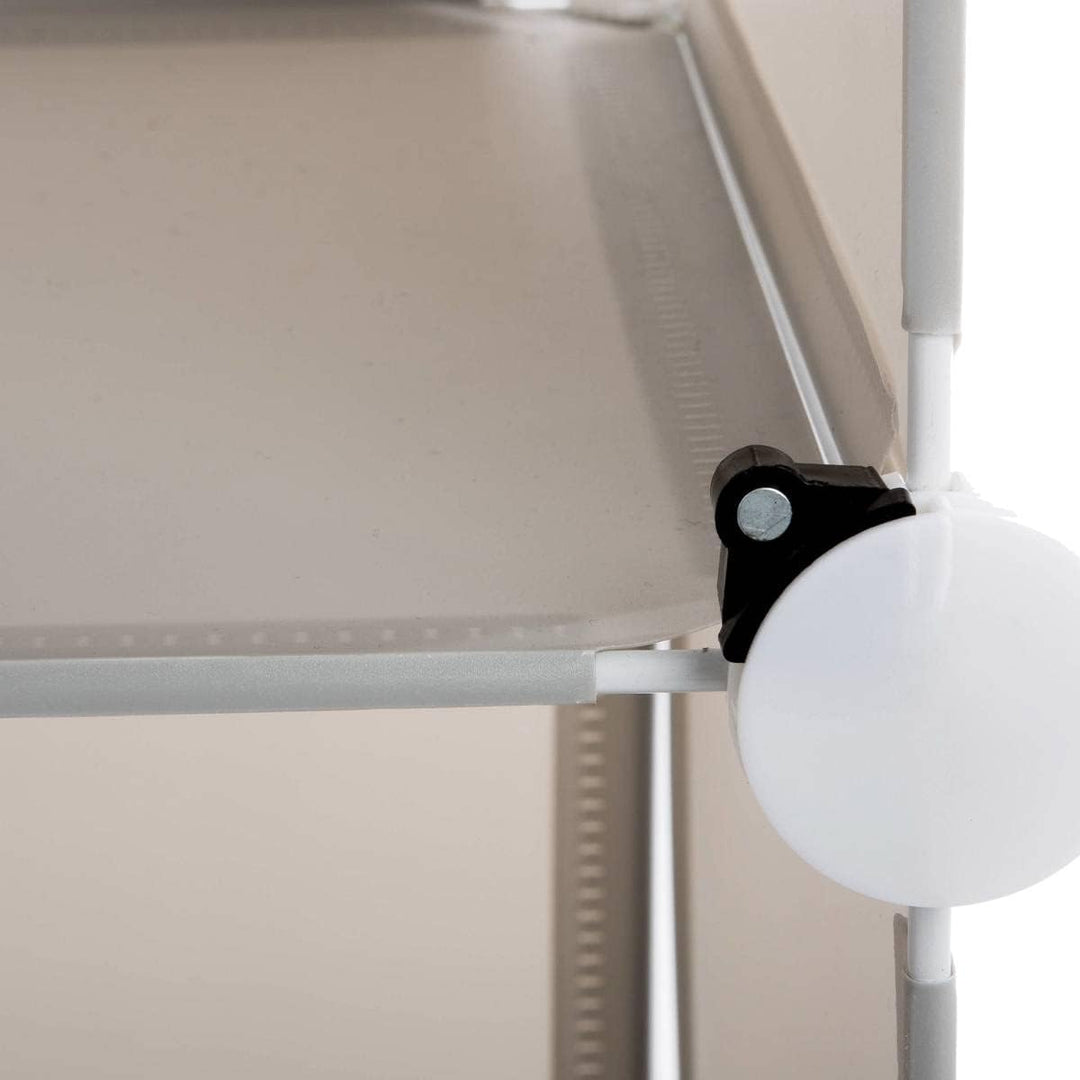 Kinder Aufbewahrungsboxen Colonne - grau und blau 34 × 139 cm - Grau - Atmosphera créateur d'intérie