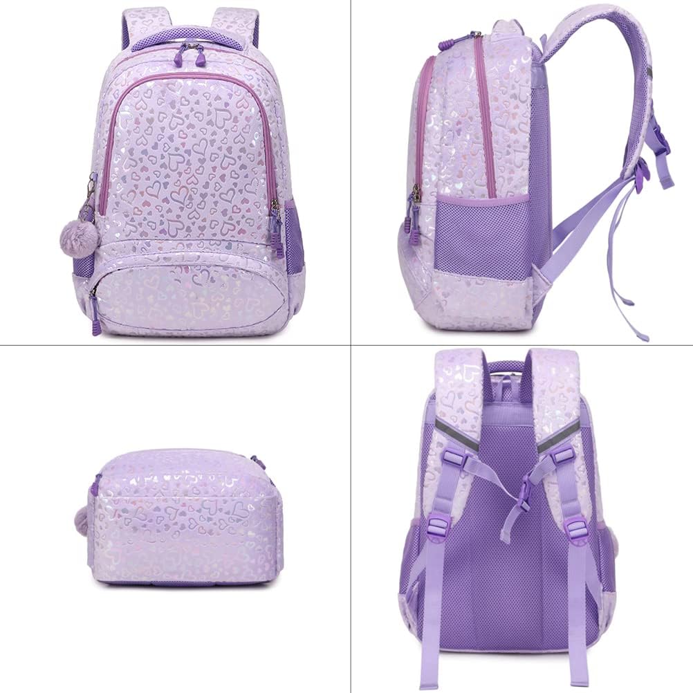 Kimwadalh Schulrucksack Mädchen Plüsch Rucksack Lieblich Kinderrucksack Schulranzen für Mädchen Leic