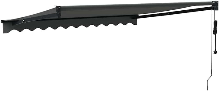 vidaXL Markise, Sonnenmarkise mit Kurbel Automatisch, Gelenkarmmarkise für Terrasse Balkon, Sonnensc