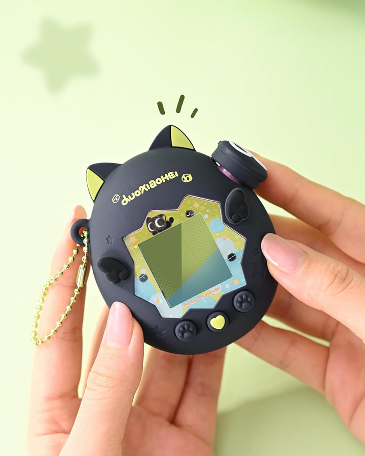 GeekShare Silikon-Hülle Kompatibel mit Tamagotchi Paradise, Weiche Schutzhülle, Button Caps, Perlenk