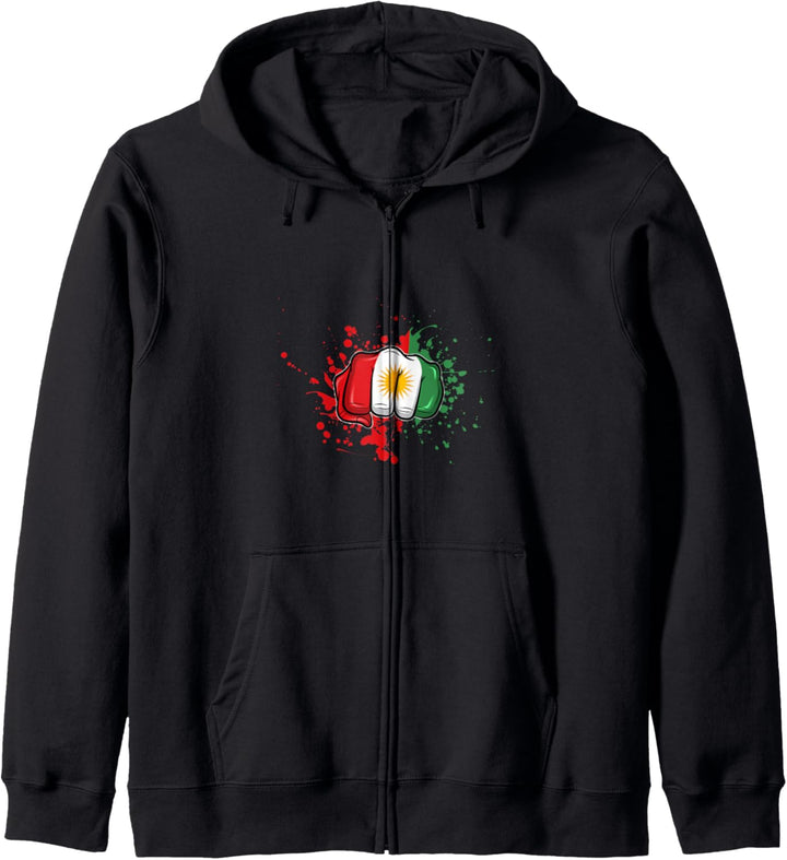 Her biji kurdistan I Kurden Kurdische Flagge Kampf Outfit Kapuzenjacke