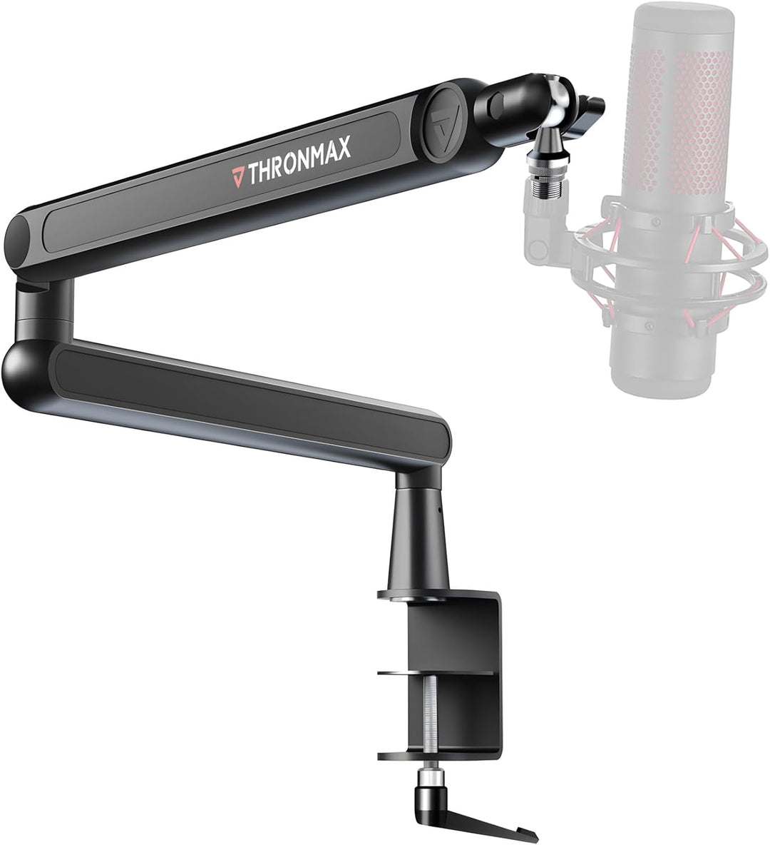THRONMAX S7 Tune Low Profile Mic Arm, 360° drehbarer Mikrofonarm Mikrofonständer, Kabelmanagement, e