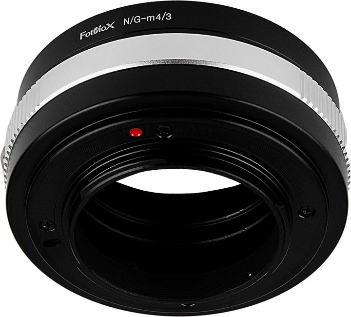 Fotodiox Lens Mount Adapter Compatible with Nikon F-Mount G-Type Lenses on Micro Four Thirds Mount C