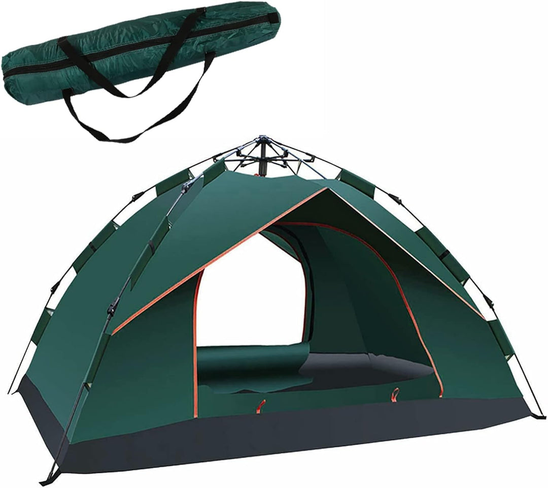 Trintion Camping Zelt 2-3 Mann Pop Up Zelte 4 Jahreszeiten Wasserdicht & Winddicht Grün, Grün