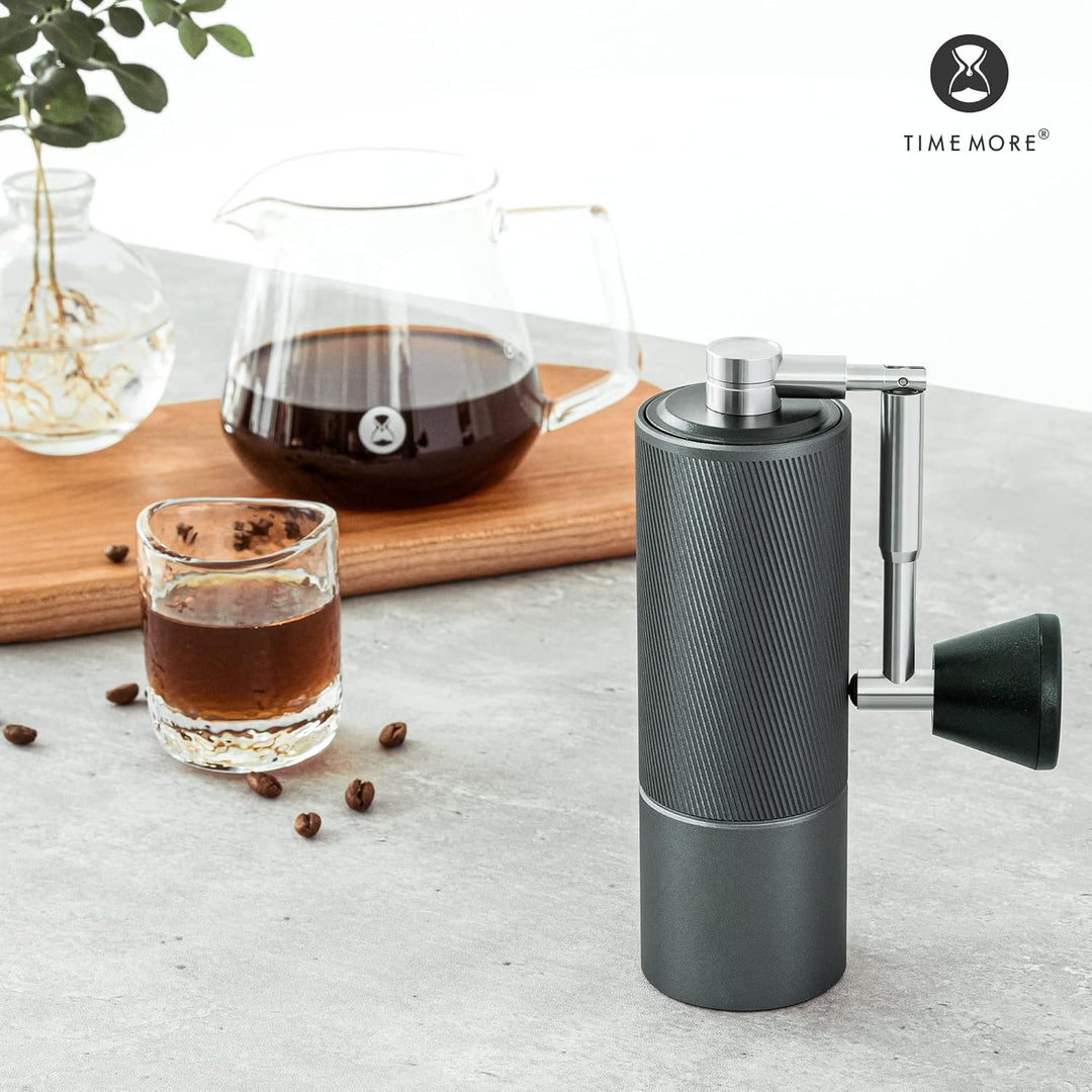TIMEMORE Chestnut C2 FOLD Kaffeemühle Manuelle, Edelstahl Kaffeemühle mit kegelförmigem Mahlwerk, Ha