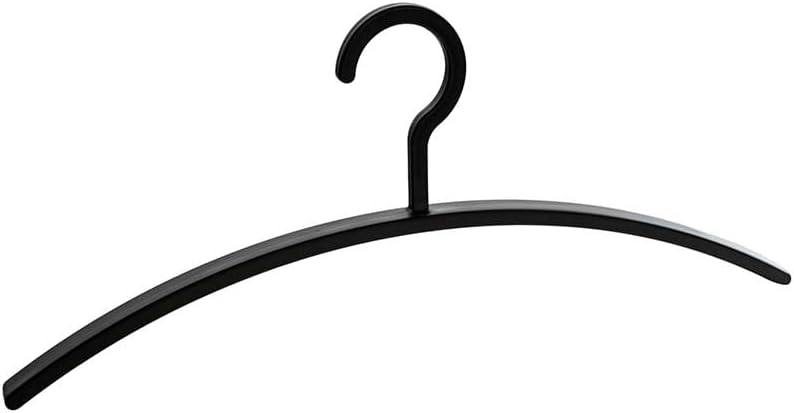 Home Deluxe - Kleiderbügel Rack - Schwarz, 47 x 2 x 18 cm I Kleiderbügel-Set Garderobenhaken Kleider