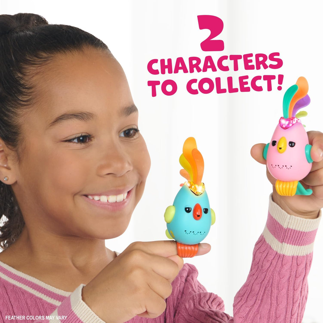 Fingerlings Sweet Tweets Interactive Bird: Lionel, Record & Play Secret Messages, 40+ Sounds & Reakt