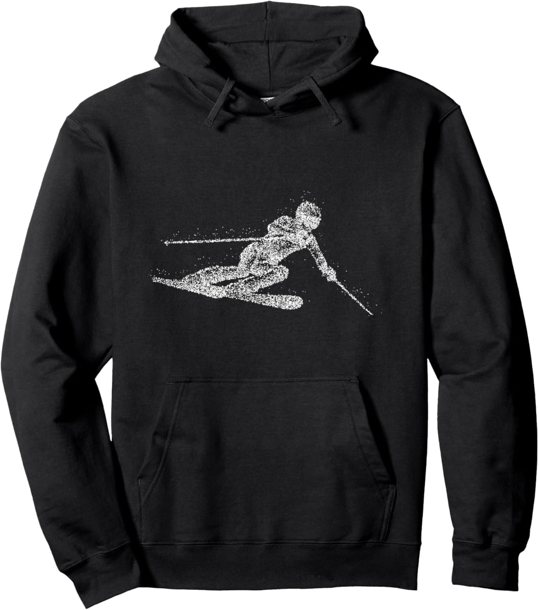 Freestyle Skifahrer Wintersport Stunt Winter Berge Ski Pullover Hoodie