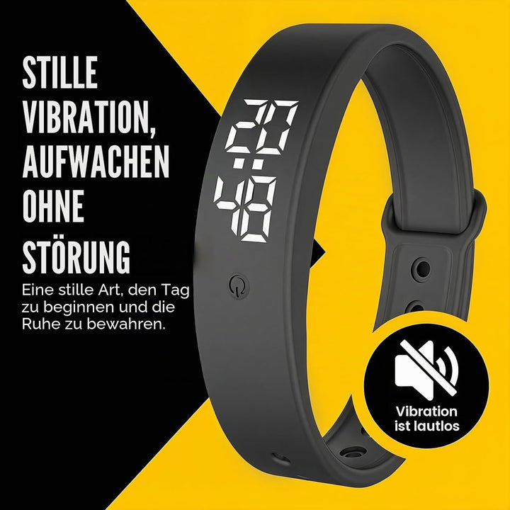 CEWROM Vibrationswecker Armband, Wecker Armband Vibration mit Timer, Vibrationsalarm Erinnerung Uhr,
