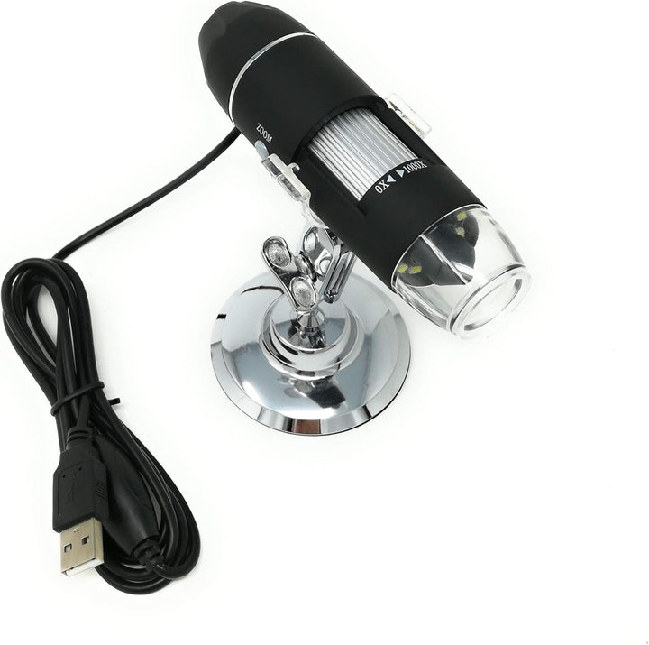 TEMPO DI SALDI Tragbares digitales Mikroskop, 1000 x Endoskop, mit USB-Kabel, 8 LEDs, PC