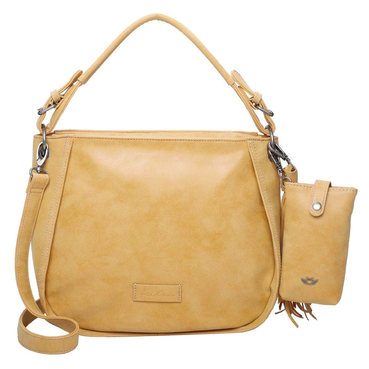 Fritzi aus Preussen Damen Fritzi 2 Medium Hobo Schultertasche Honey Mustard, Honey Mustard